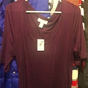 Maroon/purple Maternity dress